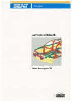 Seat Self Service Program - SSP 022 Carrosserie Ibiza 93 